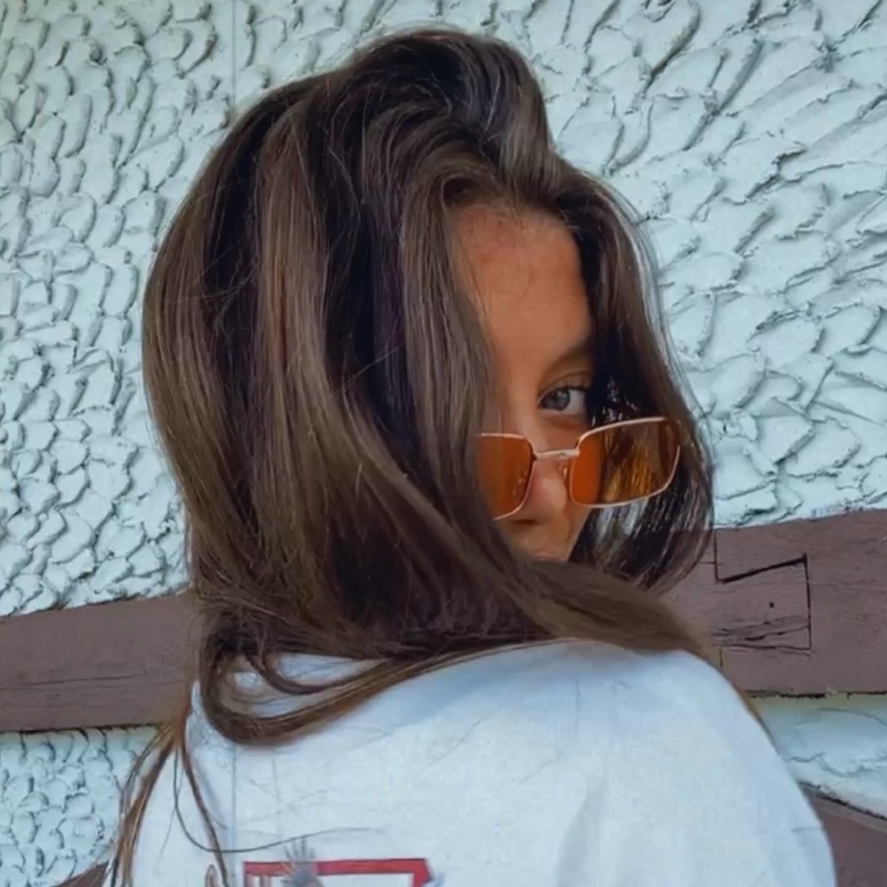 Vintage style Orange Sunglasses - Picture 3 of 3